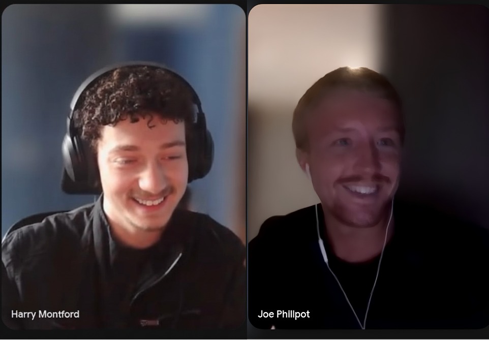 Harry Montford on a 1:1 Flow Genesis call with mentee Joe Phillpot
