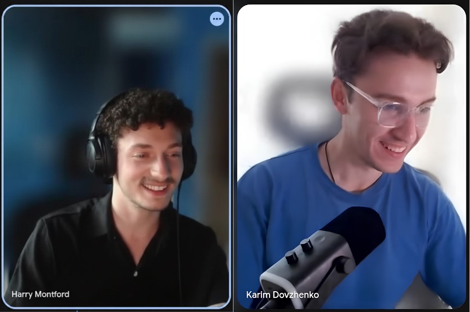 Harry Montford on a 1:1 Flow Genesis call with mentee Karim Dovzhenko